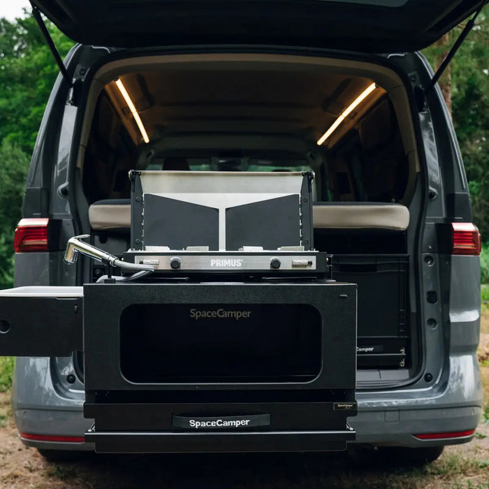 SpaceKitchen Küchenmodul (Heckküche) für VW T7 Multivan von SpaceCamper Modular