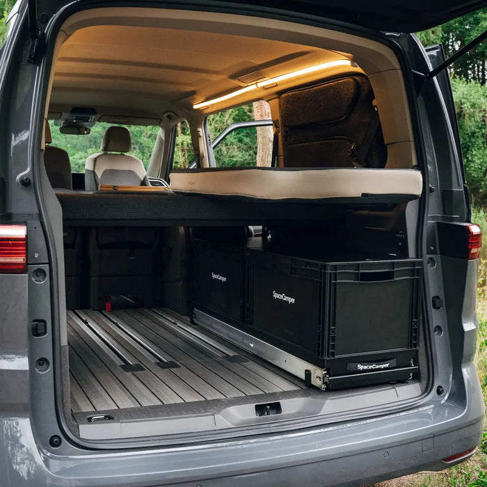 SpaceSlide Heckauszug/Lastenauszug für VW T7 von SpaceCamper Modular