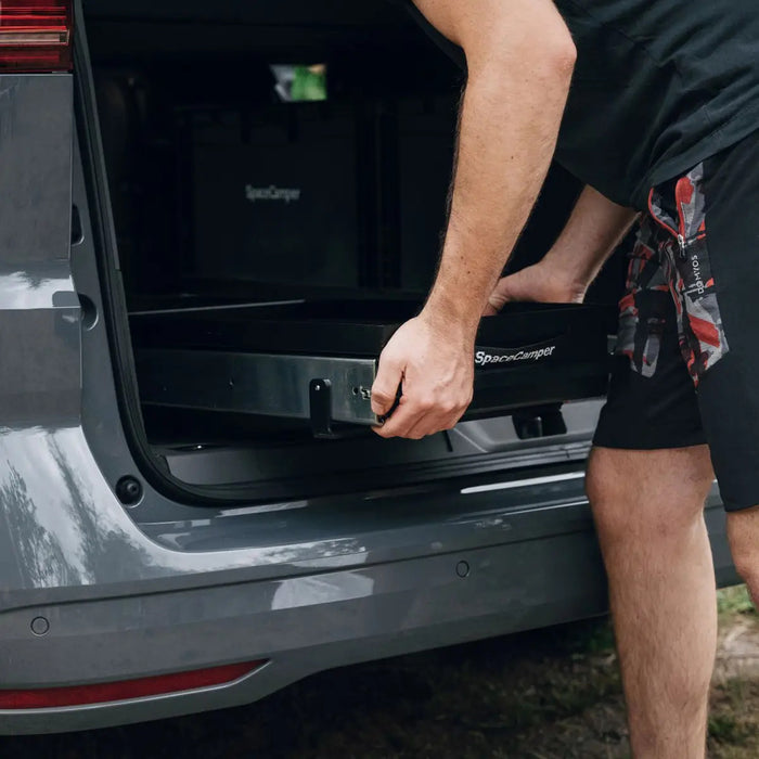 SpaceSlide Heckauszug/Lastenauszug für VW T7 von SpaceCamper Modular