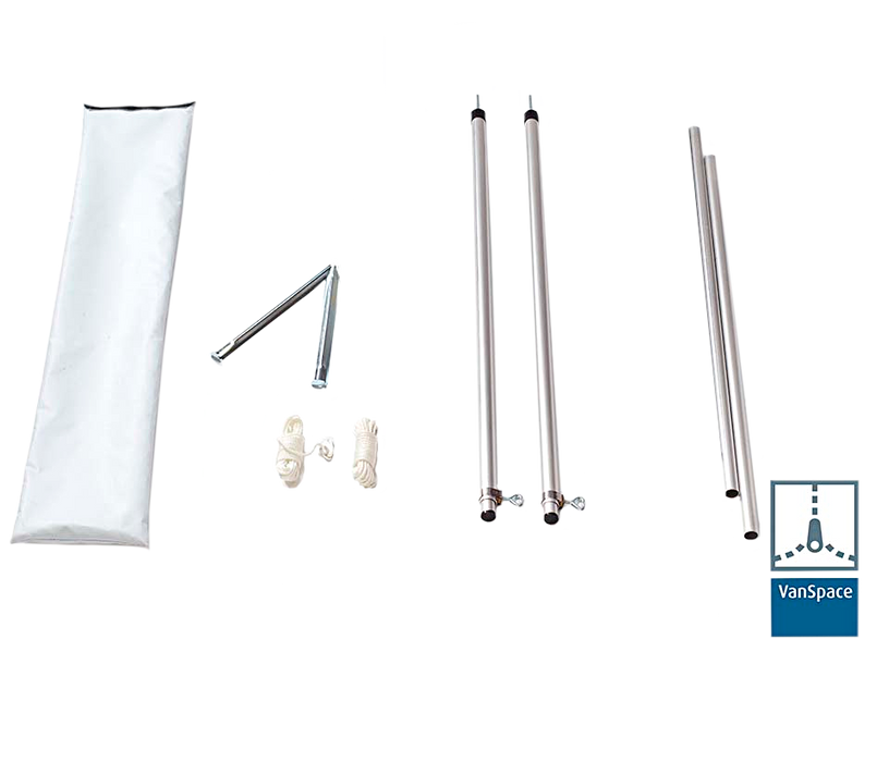 VanSpace Aufstell-Stangen aus Aluminium