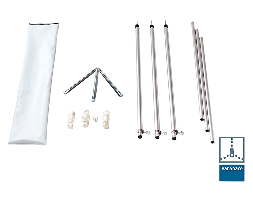 VanSpace Aufstell-Stangen aus Aluminium
