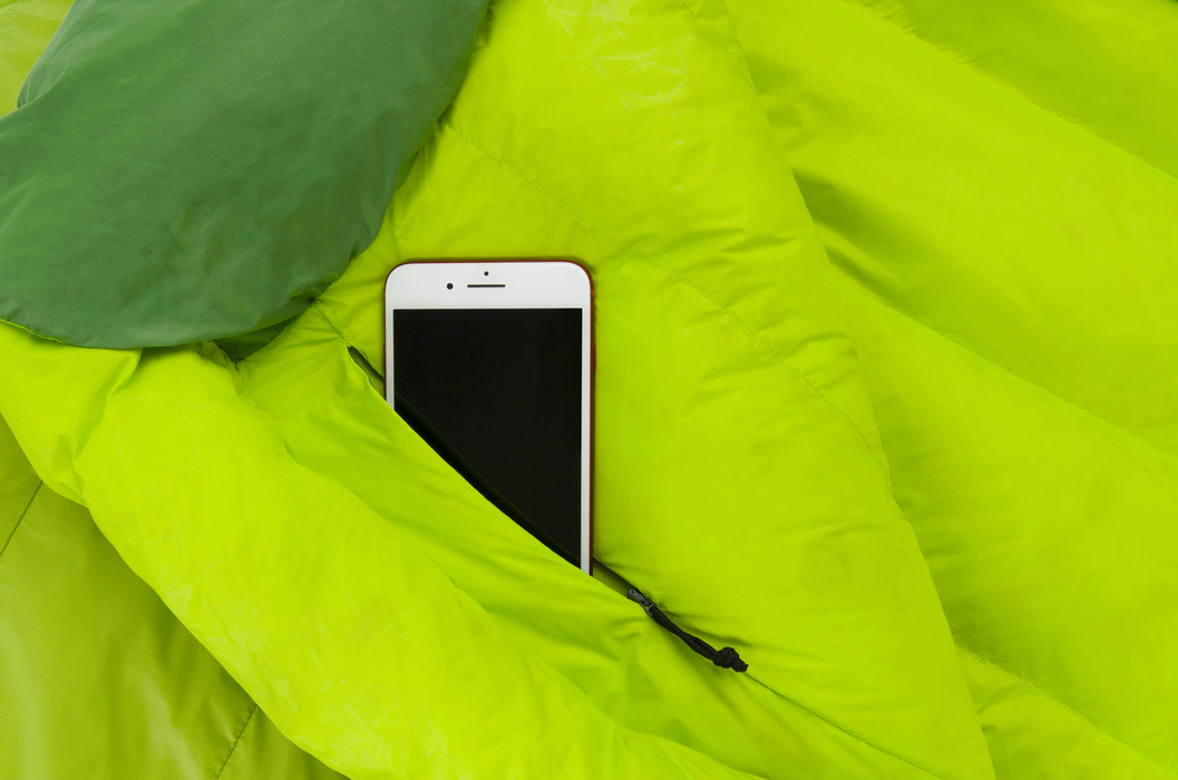 Comfortable down sleeping bag