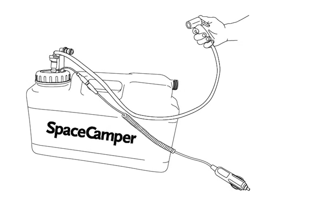SpaceCamper Büssli Douche