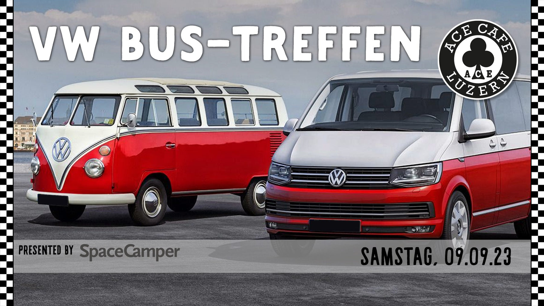 VW BUS-TREFFEN im ACE CAFE am 09.09 !!