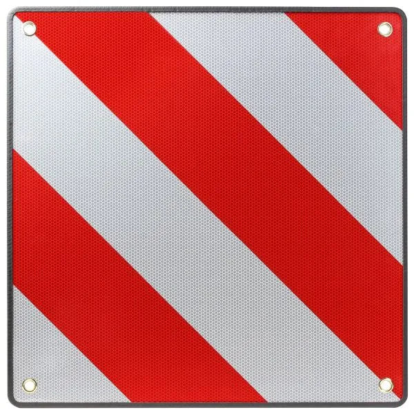 Warntafel Veloträger
