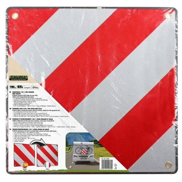 Warntafel Veloträger