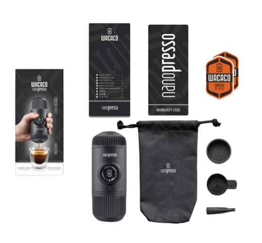 Wacaco Nanopresso Espresso ohne Strom Bag