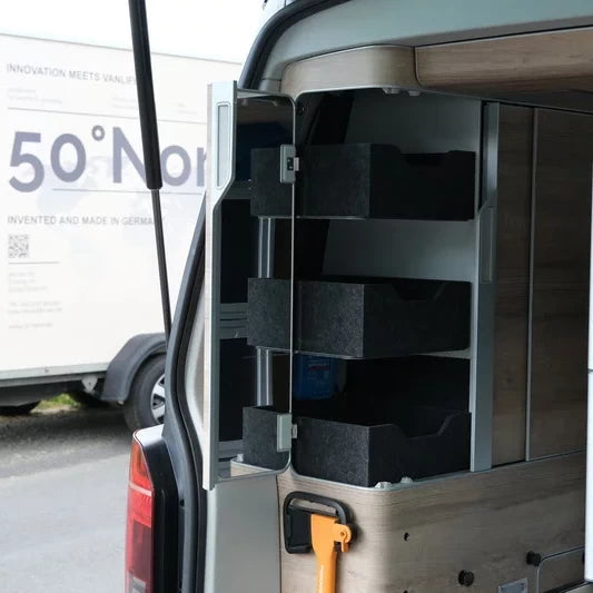vw t4 aufbewahrung Schrankbox / Heckschrank für California Coast und Ocean T5/T6/T6.1 kaufen im Büssli Campingbus Zubehör Shop Schweiz