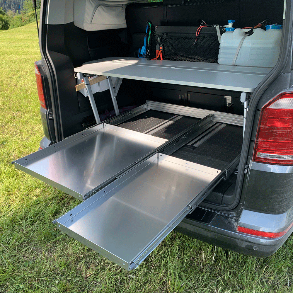 heckauszug camper Heckauszug 2teilig kaufen im Büssli Campingbus Zubehör Shop Schweiz