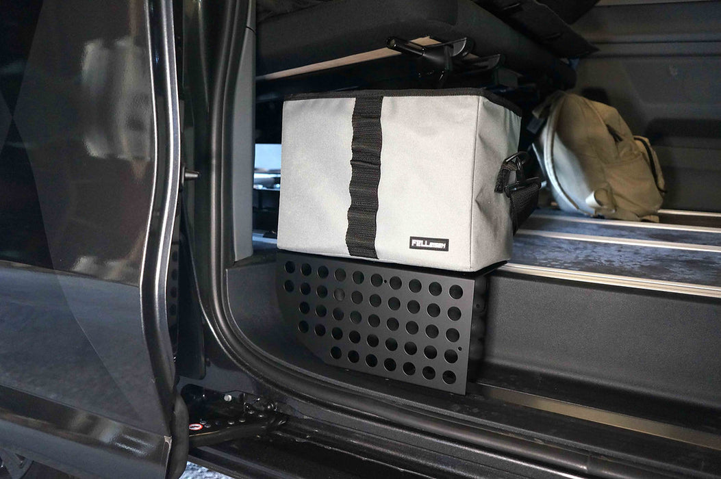STUVA step shelf with textile bag