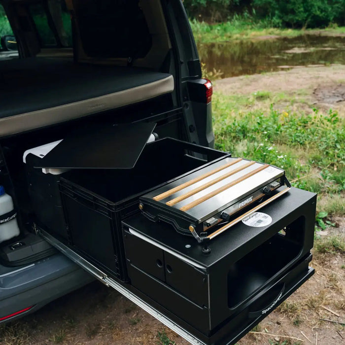 SpaceKitchen kitchen module (rear kitchen) for VW T7 Multivan from SpaceCamper Modular