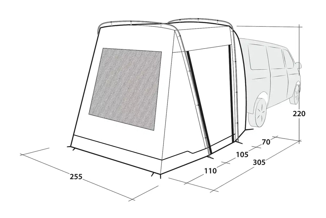 Outwell Desert Van Rear Awning