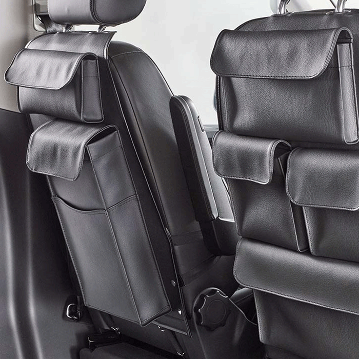 Rear seat pocket for VW T5 / T6 "Premium" backrest pocket