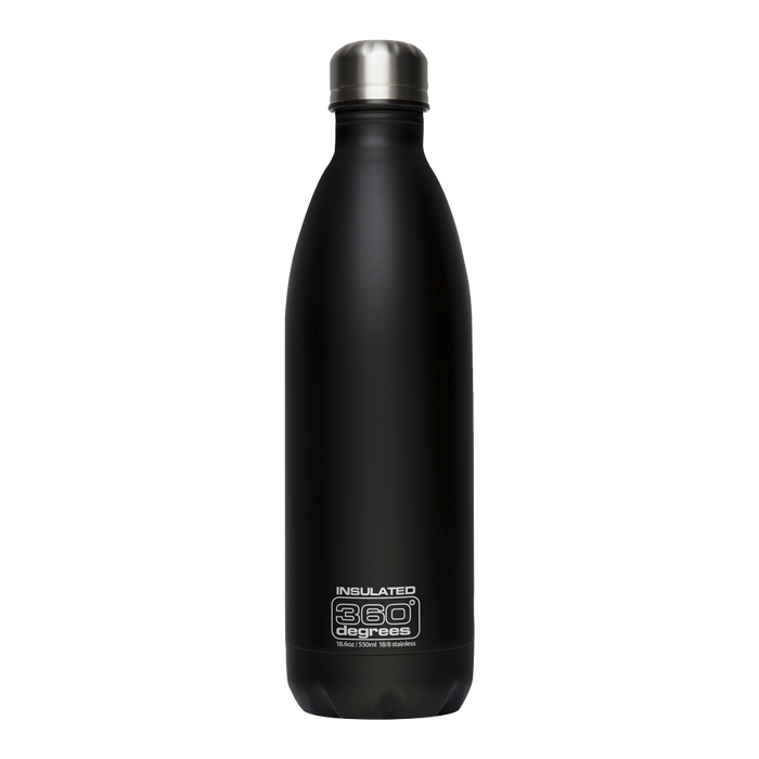 Insulated drinking bottle (hot and cold)