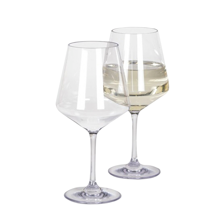 White wine glass set of 2