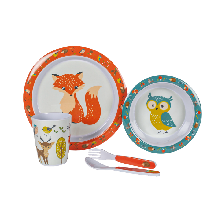 Tableware set for babies and kids (4 pieces)