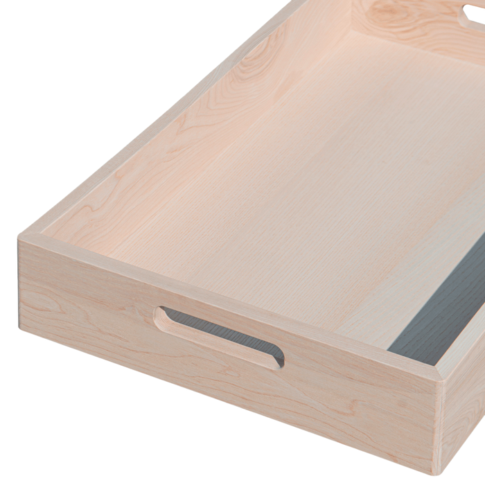 Serving tray made of local ash solid wood for Rako crate - Swiss Made from Büssli-Shop