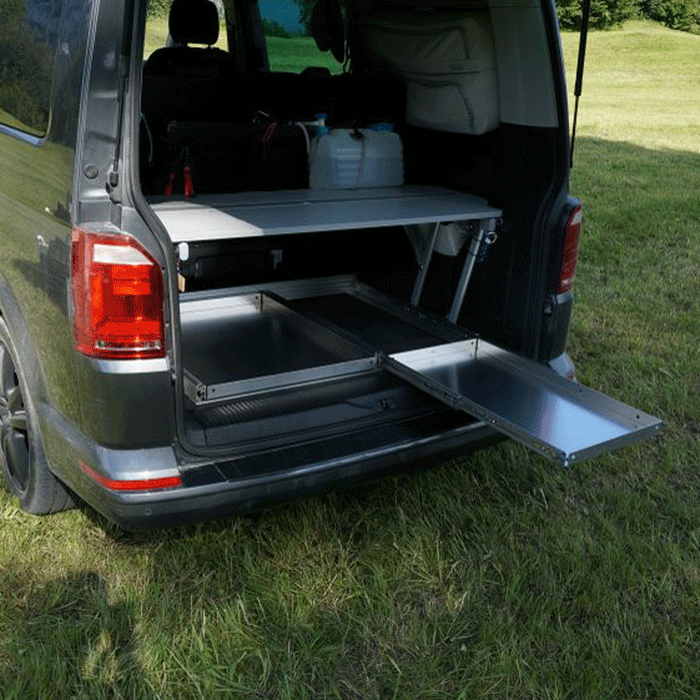 Rear pull-out 2-piece