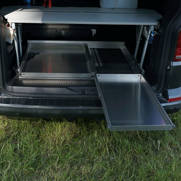 Rear pull-out 2-piece