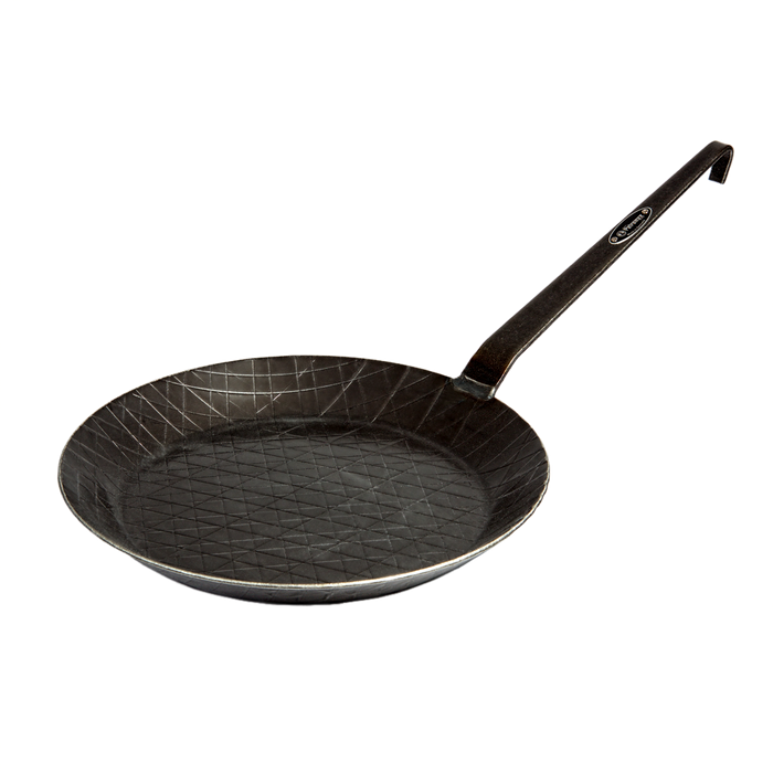 Wrought iron frying pan