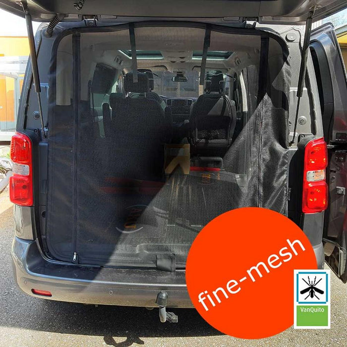 VanQuito mosquito net for Citroen Space Tourer, Toyota Proace, Peugeot Traveller "fine-mesh" mosquito