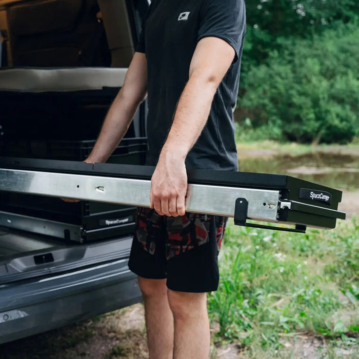 SpaceSlide, extension arrière/extension de charge pour VW T7 Multivan von SpaceCamper Modular