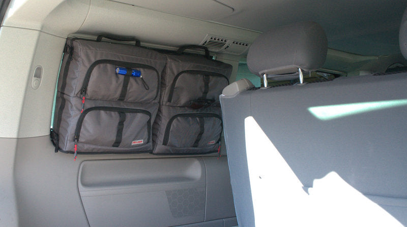 Jeu de sacoches de fenêtre pour VW T5 T6 T6.1 Multivan/Caravelle (2 sacoches/1 support) - modulable et extensible