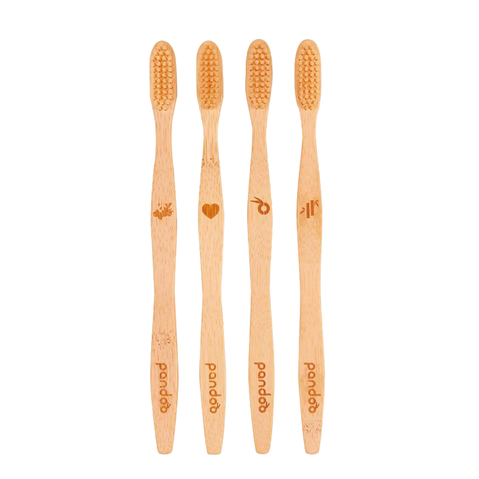 Brosses à dents en bambou pour petits et grands
