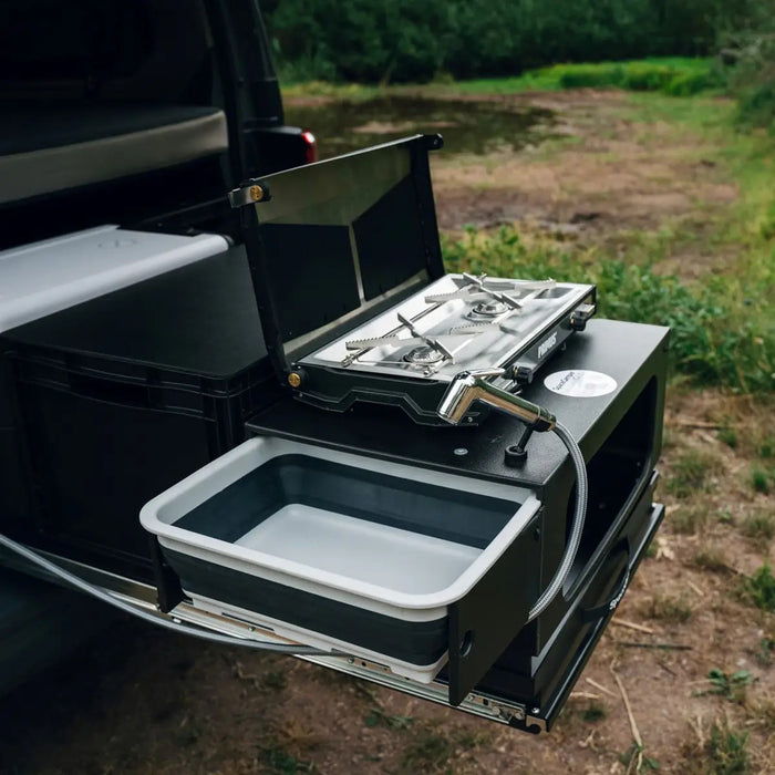 Cucina spaziale di SpaceCamper MODULAR per VW T7